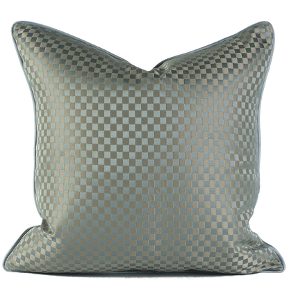 غطاء وسادة مربع من قماش الجاكار بتصميم منظر طبيعي آسيوي من DecorBites™ مقاس 45×45 سم