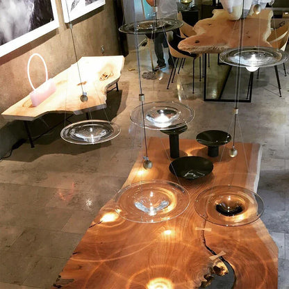 DecorBites™ Clear Glass Pendant Lights - Modern Nordic LED Bedroom & Restaurant Light