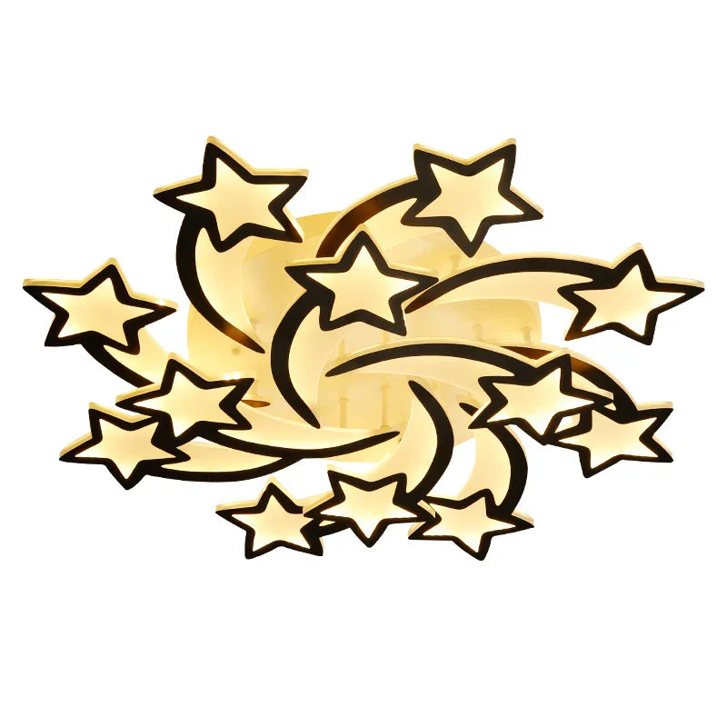 DecorBites™ LED Chandelier: Modern Dimmable Indoor Lighting for Bedroom, Hall, Living Room