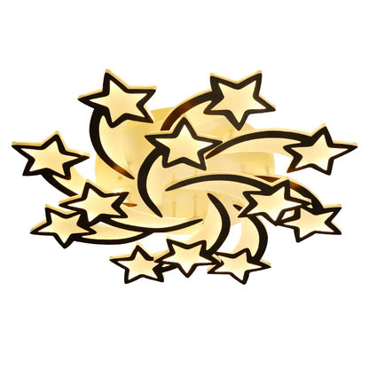 DecorBites™ LED Chandelier: Modern Dimmable Indoor Lighting for Bedroom, Hall, Living Room