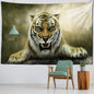 Decobites Tiger Tapestry Wall Art: Boho Chic Leopard Home Decor for Living Room