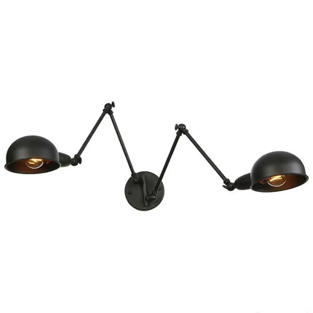 DecorBites™ Double Swing Arm Wall Lights Bedside Sconce E27 Lighting Decor