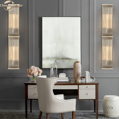 Decorbites™ Kristall-Wandleuchte Retro Vintage Wandlampe Innenraum LED-Beleuchtung