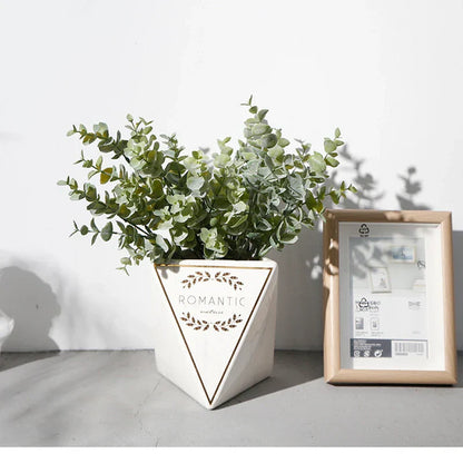 DecorBites™ Eucalyptus Leaves Artificial Tree Branch Bouquet Home Decor