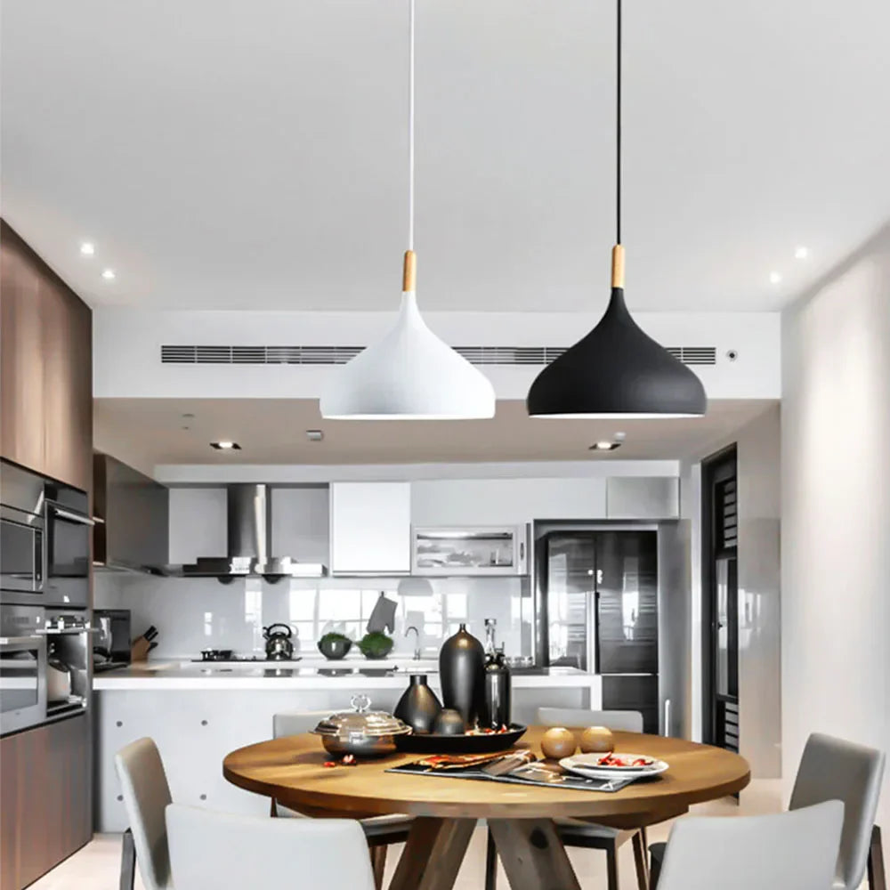 DecorBites™ Industrial Metal Pendant Ceiling Light Fixture for Modern Retro Kitchen Loft