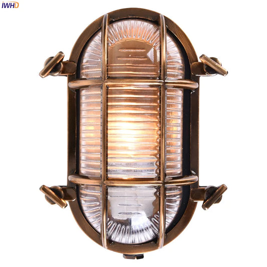 DecorBites™ Industrial Outdoor Wall Lamp Waterproof LED Wall Light for Porch Garden Balcony