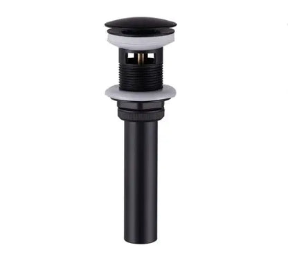 DecorBites™ Basin Faucet: Black/Grey Brass Bathroom Mixer Tap, Single Handle Hot Cold Lavatory