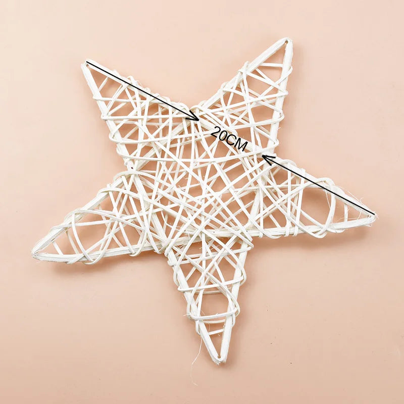 DecorBites™ Christmas Star Wreath Home Decoration - Wedding Background DIY Artificial Plants Wholesale