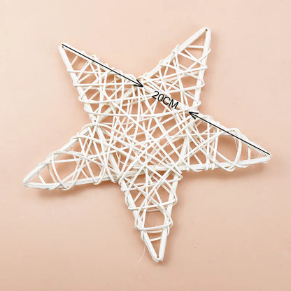 DecorBites™ Christmas Star Wreath Home Decoration - Wedding Background DIY Artificial Plants Wholesale