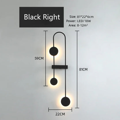 DecorBites™ LED Wall Light: Modern Nordic Bedroom Lamp for Living Room, Bedside, Aisle, or Hotel