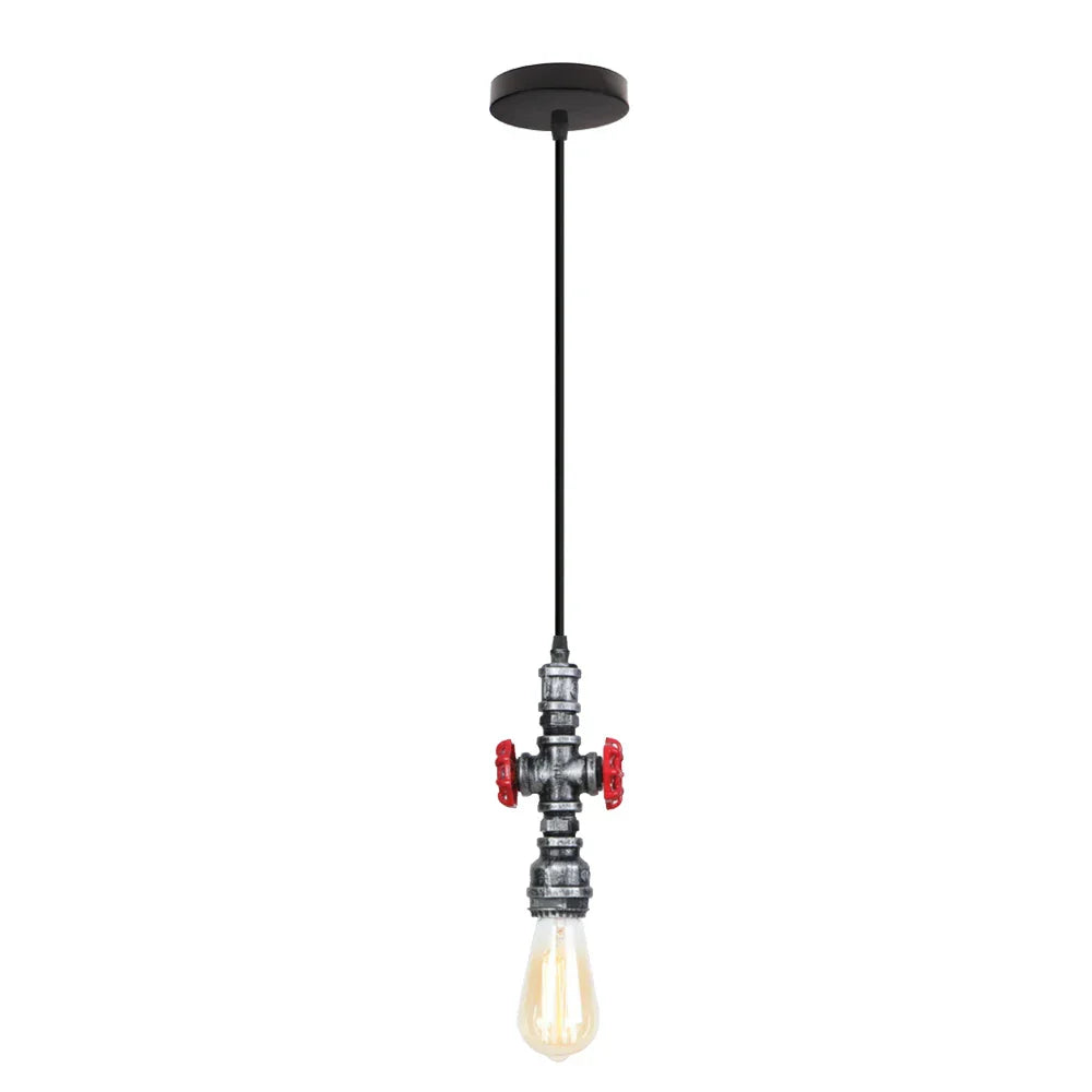 Lámpara colgante de loft retro industrial Decorbites™ con tubería de agua
