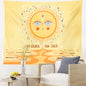 Decobites Vintage Sun Rainbow Tapestry Wall Hanging for Home Bedroom Decor