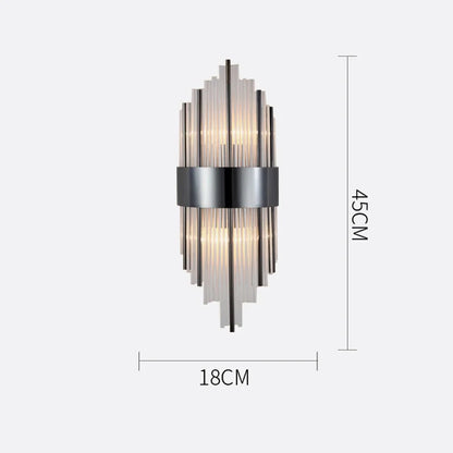 DecorBites™ Crystal Wall Lamp for Modern Light Luxury Living Room, Bedroom, and Dining Area