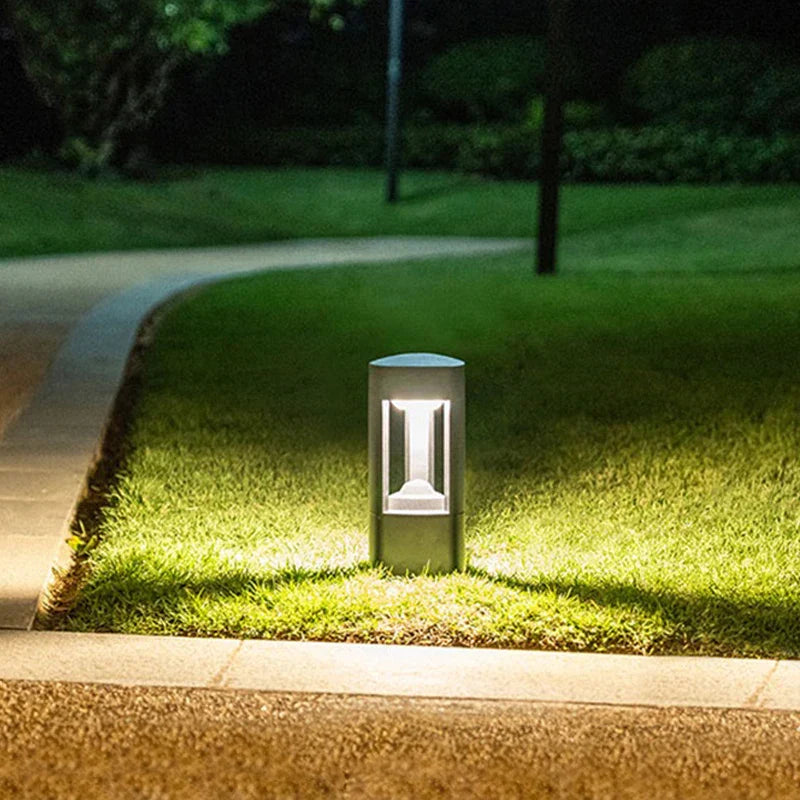 DecorBites™ LED Bollard Lawn Lamp: Stylish Waterproof Outdoor Garden Path Light