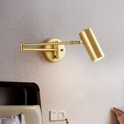 DecorBites™ Adjustable Long Arm Wall Lamp for Bedside Reading & Office Decor