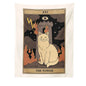 Decobites Cat Divination Tarot Card Tapestry Moon Phase Wall Hanging Décor