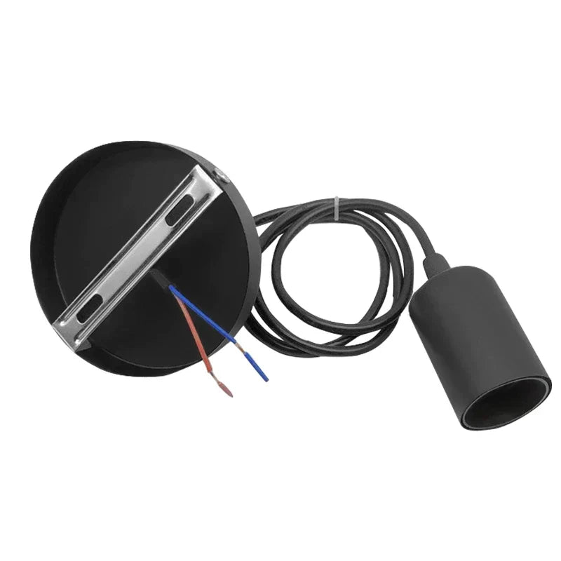 Lámpara colgante LED de 3 luces DecorBites™ de estilo industrial con casquillo E27 y acabado retro.