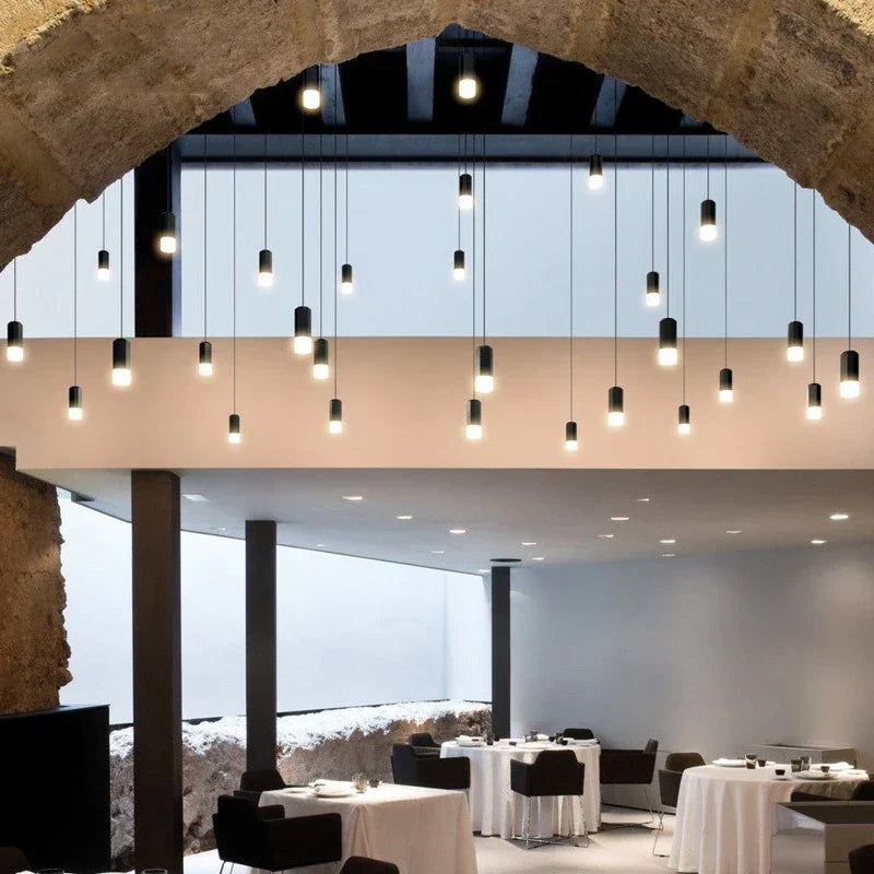 DecorBites™ Black Minimalist LED Wall Lamp for Bedroom and Living Room