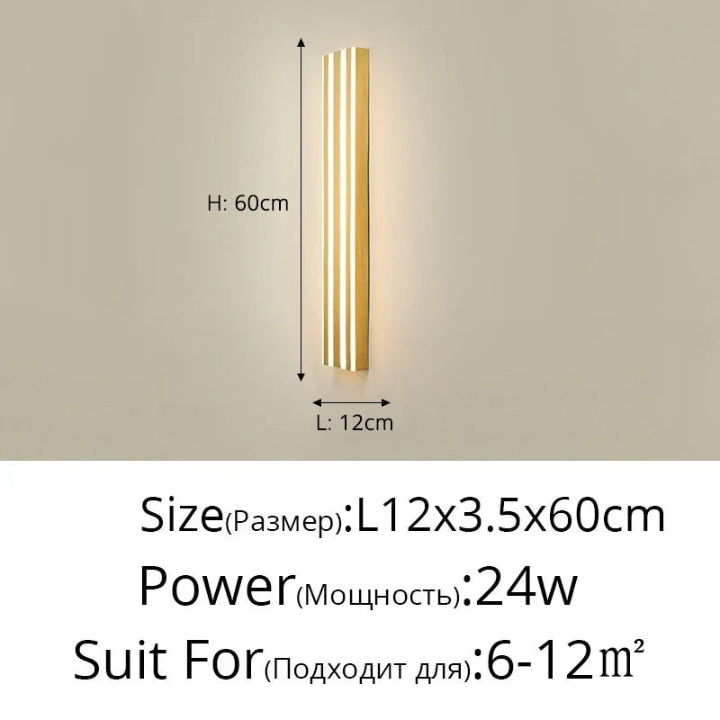 DecorBites™ LED Wall Lamp: Modern Waterproof Lighting for Bedroom, Living Room, and Exterior Corridor