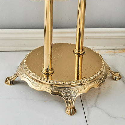 DecorBites™ Golden Bird Freestanding Bathtub Faucet with Dual Crystal Handles