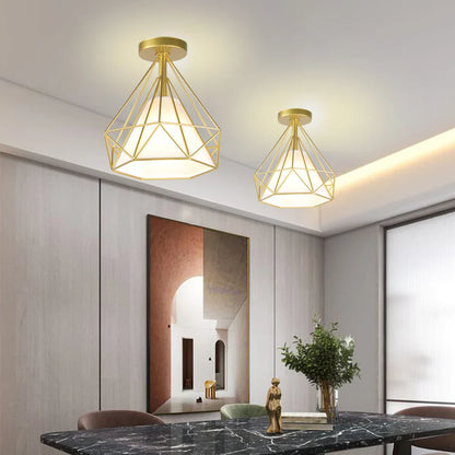 DecorBites™ Industrial Ceiling Light - Modern Nordic Iron Lamp Shade for Home Decor