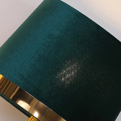 DecorBites™ Golden Edge Large Cloth Lampshade Cover for Bedroom Bedside Floor Lamp