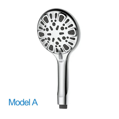 DecorBites™ 9-Function Big Panel Handheld Shower Head - High Pressure Water Saving Massage
