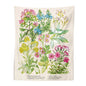 Decobites Vintage Floral Botanical Tapestry Wall Hanging for Elegant Home Decor