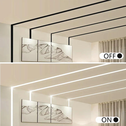 DecorBites™ LED Aluminum Profiles Recessed Channel Bar Strip Lights