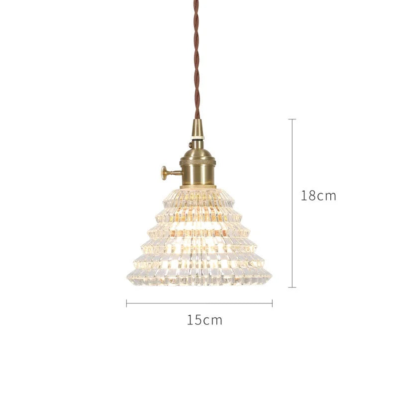 Lámparas Colgantes de Vidrio Decorbites™: Estilo Nórdico Japonés, Lámpara LED Industrial Vintage para Hogar, Bar, Café