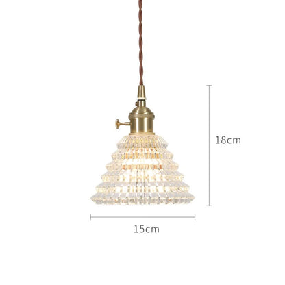 Lámparas Colgantes de Vidrio Decorbites™: Estilo Nórdico Japonés, Lámpara LED Industrial Vintage para Hogar, Bar, Café