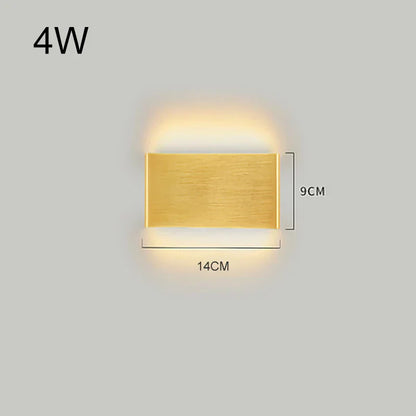 DecorBites™ LED Aluminum Mirror Light Wall Lamp for Corridor, Bedside, Bathroom - Nordic Modern Design