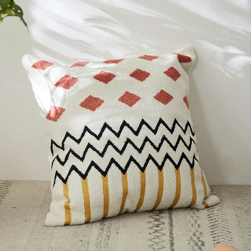 DecorBites™ Embroidered Cushion Cover for Cozy Home Decoration in 45x45cm/30x50cm