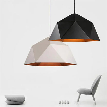 DecorBites™ Industrial Loft Pendant Light | Modern Iron Hanging Lamp for Kitchen | E27 Fixture