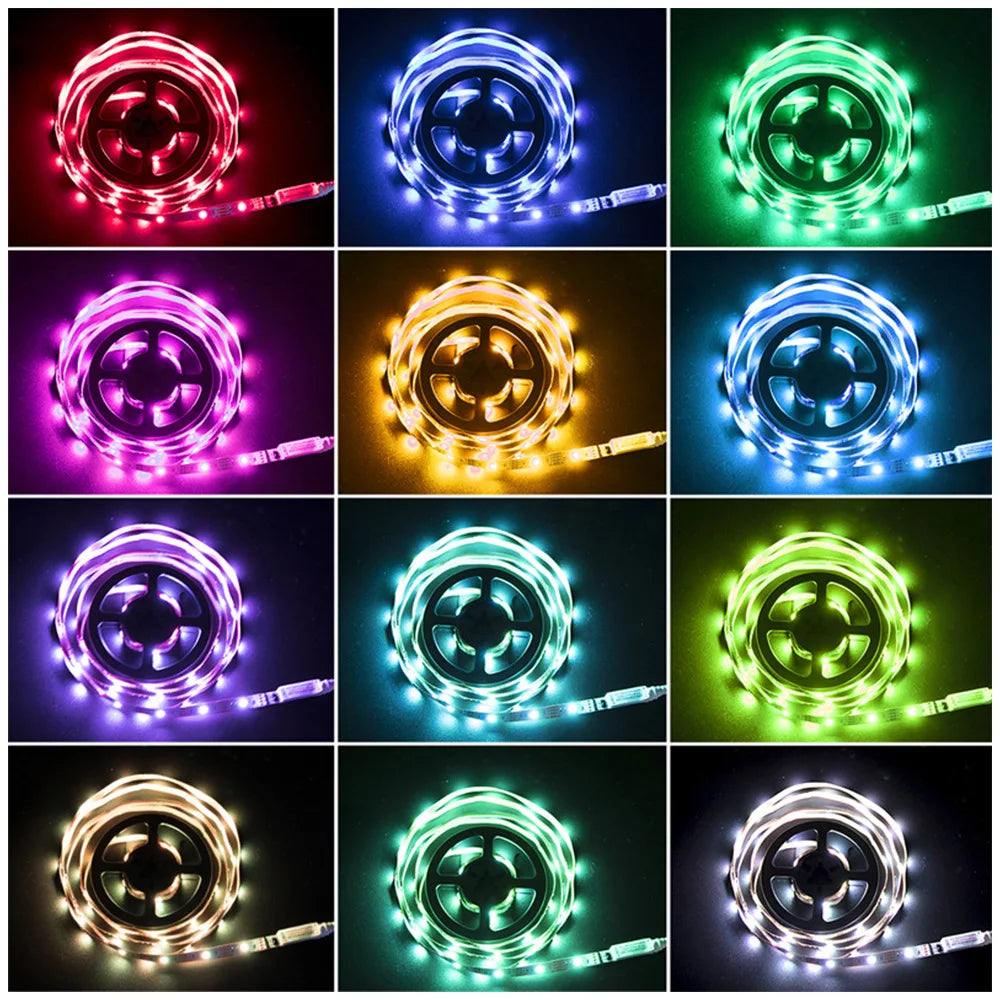 DecorBites™ Bluetooth RGB 5050 LED Strip Lights with USB Phone APP Control