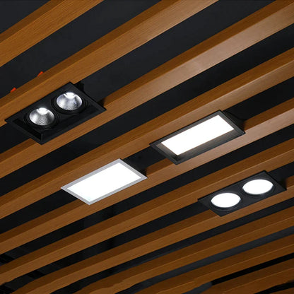 DecorBites™ LED Panel Lamp: Ultra-thin Anti-Fog Recessed Ceiling Downlight for Bathroom, Corridor, Industrial Lighting