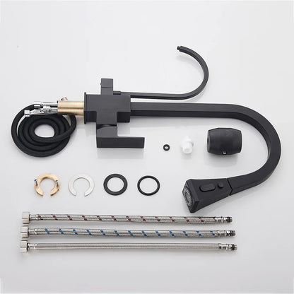 Decorbites™ Zweihand-Wasserfilter-Küchenarmatur Deckenmontiert 360° Drehbarer Mischbatterie
