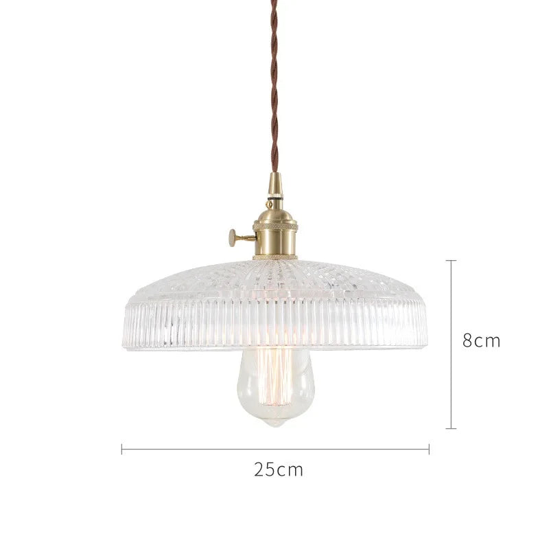Lámparas Colgantes de Vidrio Decorbites™: Estilo Nórdico Japonés, Lámpara LED Industrial Vintage para Hogar, Bar, Café