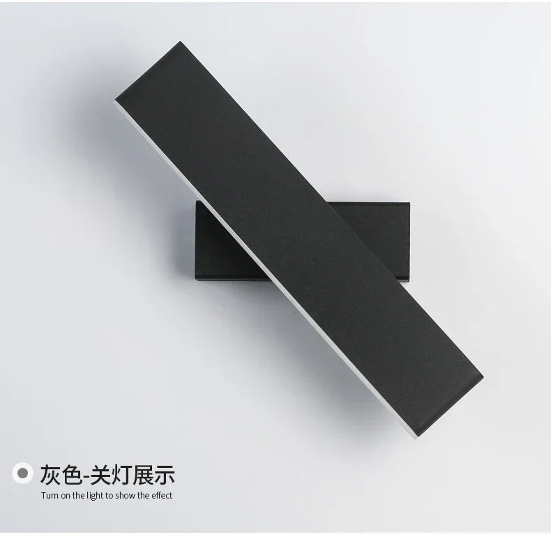 DecorBites™ مصباح حائطي يدور 360 درجة لغرفة النوم والفندق وشمعدان بجانب السرير وضوء قراءة