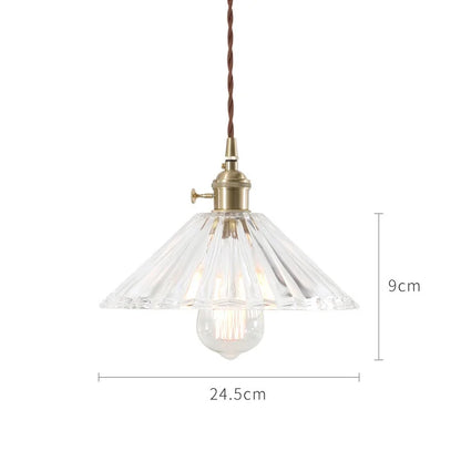 Lámparas Colgantes de Vidrio Decorbites™: Estilo Nórdico Japonés, Lámpara LED Industrial Vintage para Hogar, Bar, Café