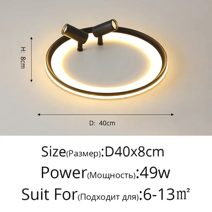 DecorBites™ LED Chandelier: Modern Indoor Lighting Fixture for Bedroom, Living Room, Kitchen & Showroom