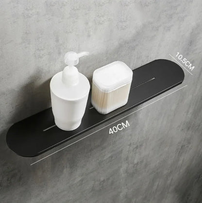 DecorBites™ Brushed Gold Bathroom Storage Rack - Mirror Front Toiletries Organizer