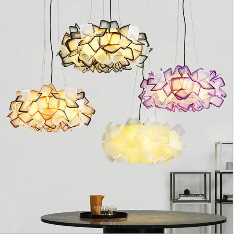 DecorBites™ Clizia LED Chandelier - New Design Acrylic Suspended Bedroom Cafe Lights