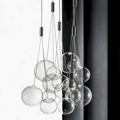 DecorBites™ Bubble Glass Pendant Light: Stylish Nordic Home Decor Lighting
