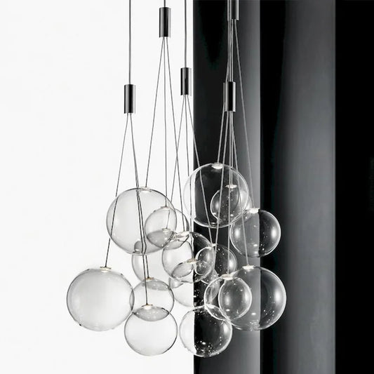 DecorBites™ Bubble Glass Pendant Light: Stylish Nordic Home Decor Lighting