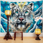 Colorful Lion Tapestry Wall Hanging Bohemian Style Hippie Decobites Home Decor