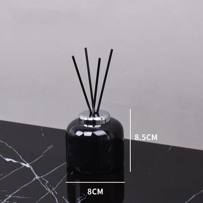 طقم حمام DecorBites™ من رخام ماركينا الأسود cue.opti