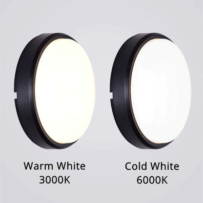 DecorBites™ LED Oval Wall Lamp Outdoor Ceiling Light Waterproof Garden Bathroom Lighting