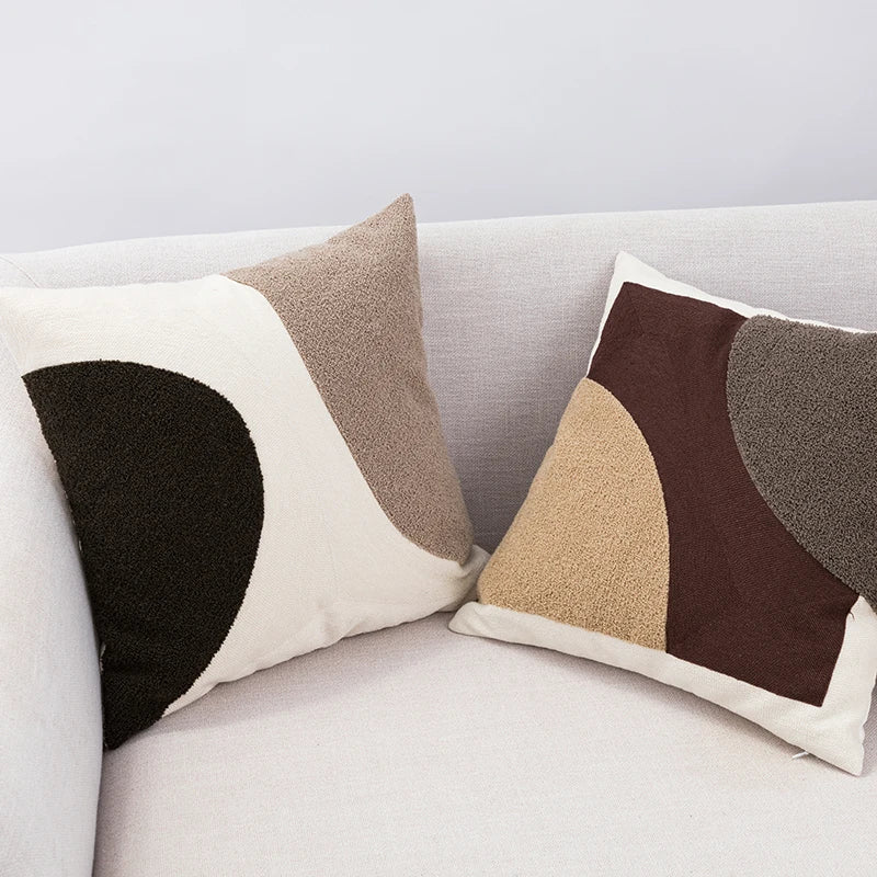 DecorBites™ Abstract Handmade Knot Cotton Cushion Cover for Sofa Bed 45x45cm