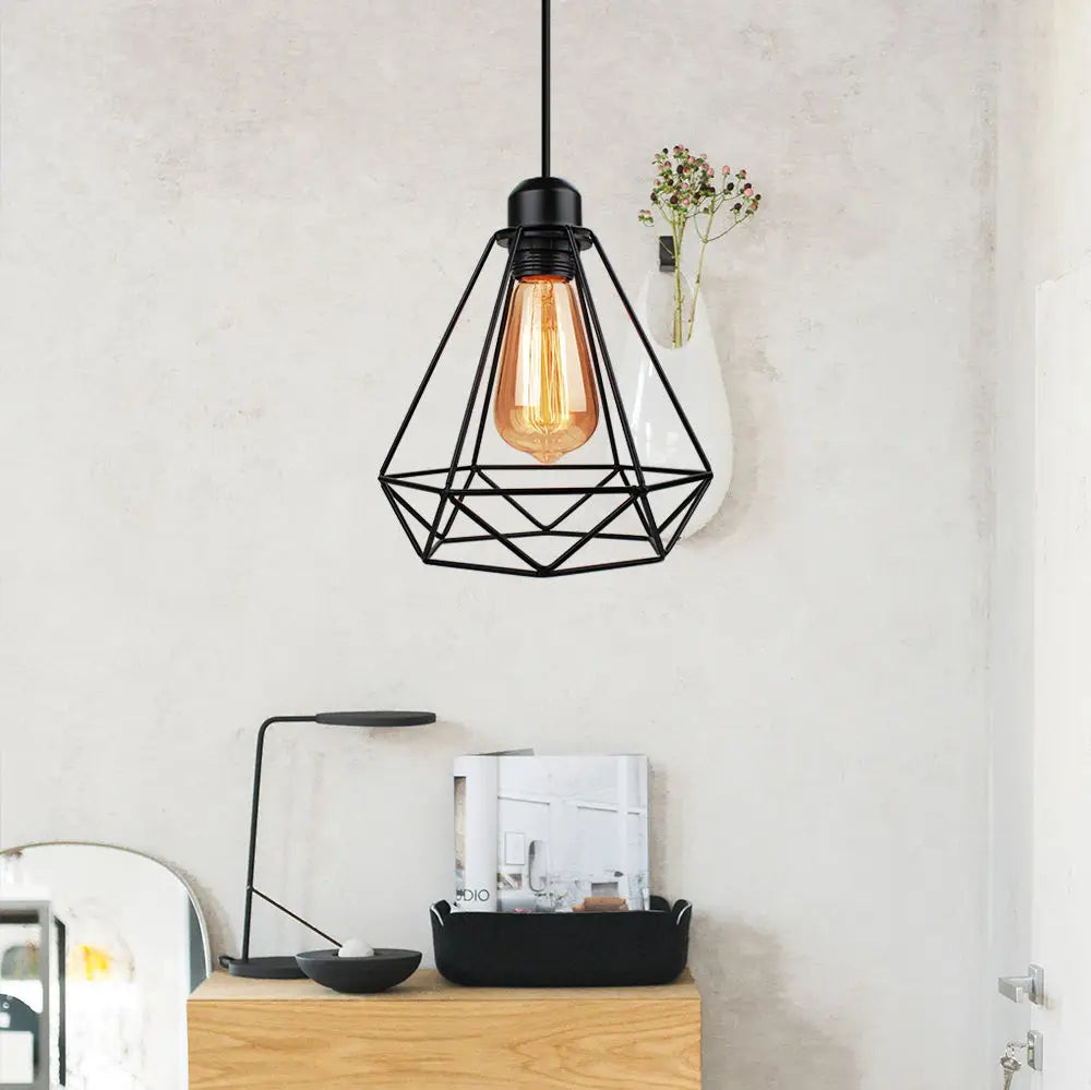 Decorbites™ Industrielles Vintage-Eisenkäfig-Pendant-Licht für Heimküche Wohnzimmer-Dekoration